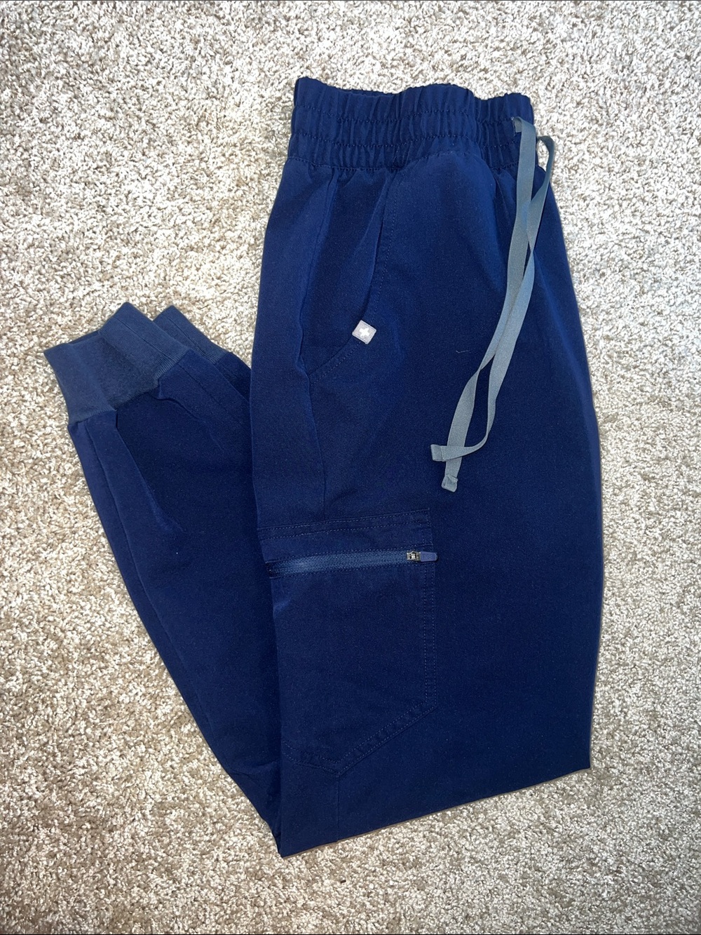 NWOT Figs Navy High Waisted Women's Joggers Scrub Pants